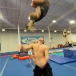 Kinsey Wolanski Instagram - A little night gymnastic session to remind me my body has still got it!