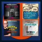 Karla Souza Instagram - It’s time to fall in love with four brand new releases 🍂🎧
🍼 LUCY, the recent @nytimes Critic’s Pick
💙 Sorry For Your Loss, written and performed by comedian @cruzkayne
☀️ A Father & The Sun, straight from the “cool kid of American hipster comedy” @chrisgeth 
🛏 Vanessa In Bed, a play by Diana Grisanti, starring @karlasouza 
There’s a story for you on #AudibleTheater.