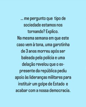Monica Iozzi Instagram - E vocês? O que acham? - (correção “ex-PRESIDENTE)