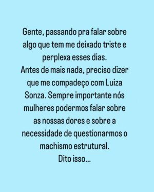 Monica Iozzi Instagram - E vocês? O que acham? - (correção “ex-PRESIDENTE)