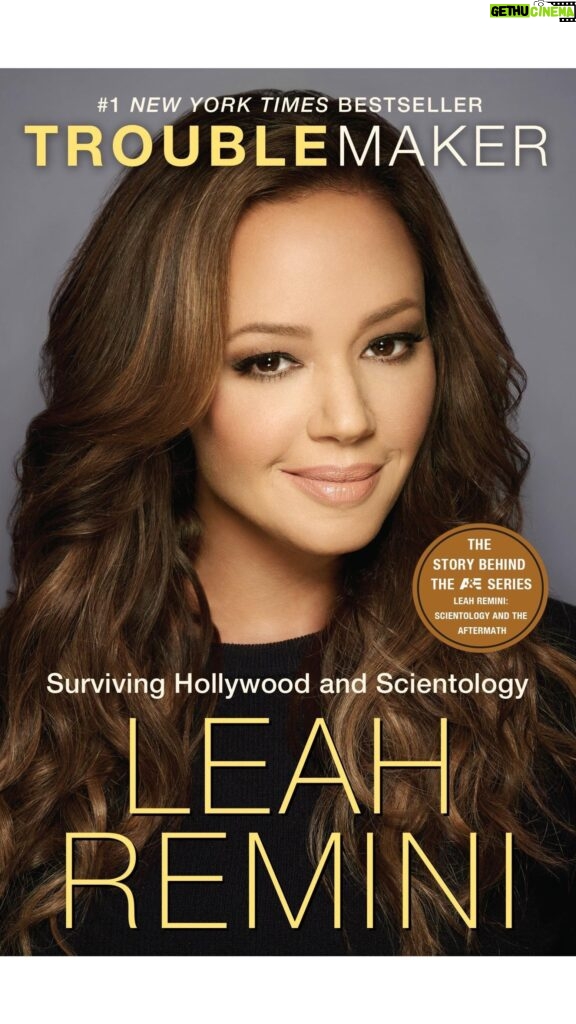 Leah Remini Instagram - My memoir about my life in Scientology and Hollywood came out seven years ago this week. And of course the first person who got to get a glimpse at the final copy was my mom…wait for her final reaction at the end lol. 

I’m so grateful to all of you who have read this book to try and understand what Scientology is truly like for its members and so grateful for your continued support of my work. 

If you haven’t read my book yet, the link is in my bio.