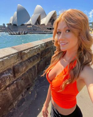 Katherine McNamara Instagram - I may be from Kansas (City) but my trip to Oz was pure magic✨ Dice, old friends, and great great great grandsons — oh my!!! You never know who you’ll run into Down Under. More to come, but here is part one… 🇦🇺🌏
