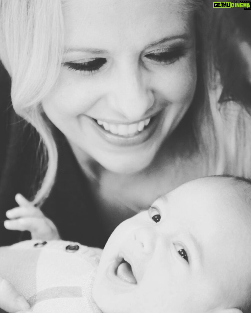 Sarah Michelle Gellar Instagram - #nationalsonday What can I say about you Rocky? You have the kindest heart and the most wicked laugh. It’s the greatest combination. You will always be my baby.
