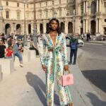 Coco Jones Instagram - Who woulda thought this Tennessee gwirl was gone be sitting front row at Paris fashion week 🫶🏾 Thank you @casablancabrand for having me!