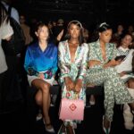 Coco Jones Instagram - Who woulda thought this Tennessee gwirl was gone be sitting front row at Paris fashion week 🫶🏾 Thank you @casablancabrand for having me!