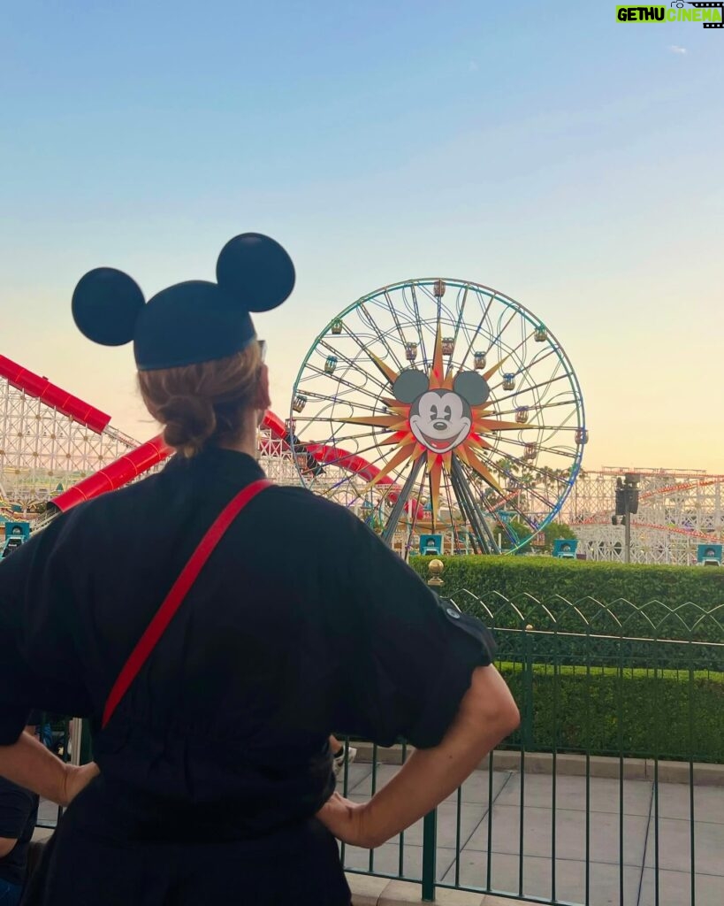 Kate Walsh Instagram - Throwing it back to my some of my happiest moments on the happiest place on earth ✨ As u can see…not much has changed 😏💖🎡 @Disneyland @DisneyParks #FBF