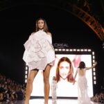 Renata Notni Instagram - What an honor to share this runway with such inspiring and beautiful women inside out. Thank you @lorealparis for a night full of joy and empowerment. ¡VIVA MEXICO! ❤️

#LEDEFILELOREAL
#WALKYOURWORTH
#lorealpfw