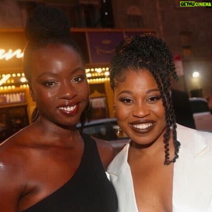 Danai Gurira Instagram - Can’t even begin to express the blessing that was Tuesday night on Broadway! @jjbioh, my dear sister in heritage, in the arts and in Christ, just debuted her phenomenal play #JajasAfricanHairBraiding on Broadway! She is the first Black playwright since 1991 to have a play’s world premiere also be a Broadway premiere. And this play is MAGICAL. Hilarious, heartfelt, and giving voice to women who are never heard, this play is a game-changer. Love seeing the fruits of so much labor come to pass! Look At God!! And then my baby sis @dominiquethorne! KILLING it in this show! SUCH a powerhouse as I say in the video, I am just in awe of what I have witnessed of this young woman since meeting her on #wakandaforever. SO gifted. SKY is the limit! Not to mention the luminosity that is @somimusic making her Broadway debut as are many of the incredible Black women actresses populating this stage and the Black women creatives behind the scene. @nikiyamathis and those wigs! Characters in themselves! DON’T walk RUN to check out this beautiful, moving, thoroughly entertaining show.