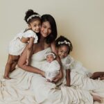 Chanel Iman Instagram - Mommy of 3 little angels 👼🏽🎀👼🏽🎀👼🏽🎀 📸 @patty.othon 🙏🏽