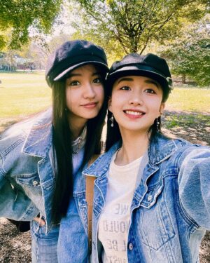 Kōki Instagram - お揃いコーデでここさんと公園デート💗🌱