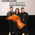 Julia Montes Instagram - Congratulations Julia for the success of your new movie with Alden Richards. Of course your Avignon family is here to celebrate your every milestone. We are proud of you! ♥️

Thank you @michaelruizeventstyling for the beautiful flowers. 

#AvignonClinic
#FiveBreakupsAndARomance
