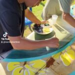 Karla Estrada Instagram - The making of our giant surf board for calicoan’s Land mark .👏🏻👏🏻👏🏻👏🏻👏🏻👏🏻👏🏻👏🏻 

Visit Calicoan’s Surfing spot 
Calicoan , Guiuan Eastern Samar .🥂 pakadi na kamo!!!