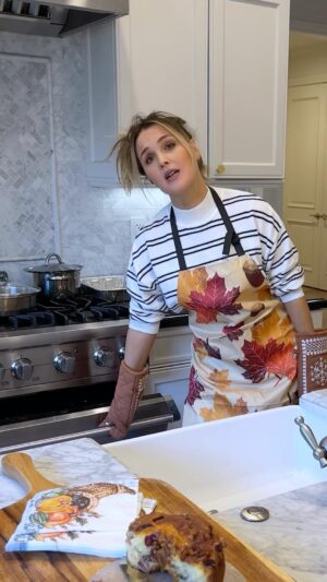 Camilla Luddington Instagram - When my husband doesn’t trust me to cook the turkey..