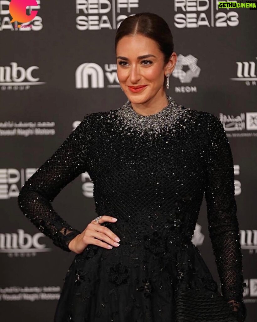 Amina Khalil Instagram - From the opening night at @redseafilms

For details about tonight’s look: 
Styling: @islam.mitwally 
Dress: @tonywardcouture 
Jewels: @chopard 
MUA: @nohaezzeldinmua 
Hair: @alsagheersalons @ibrahim_eissa00  Can’t thank you all enough ! ♡