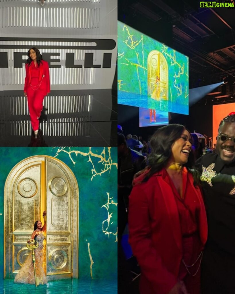 Angela Bassett Instagram - Thank you @pirelli for an extraordinary unveiling of the 2024 calendar! 
Photographed by Ghana's own/ @princejyesi . I'm so thrilled to be counted amongst the "timeless" treasures captured through his lens. 50 years of iconic photography!! #pirellicalendar2024