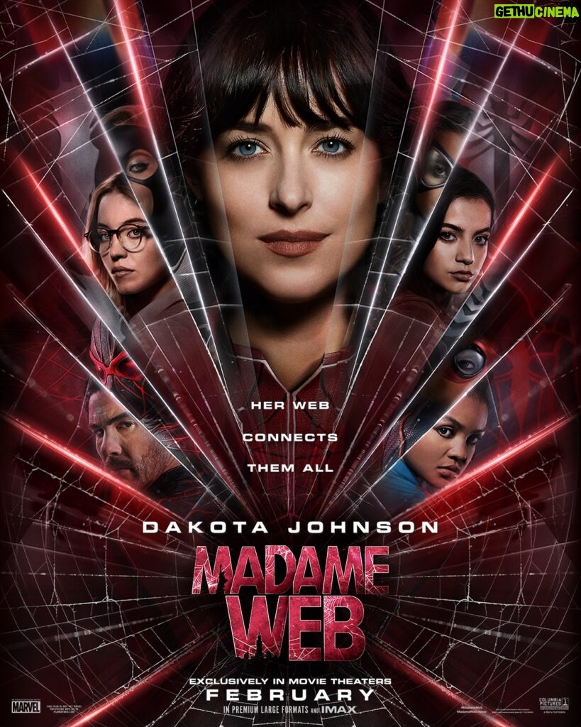 Isabela Merced Instagram - Her web connects them all. (Spiderweb emoji)
 #MadameWeb is coming soon exclusively to movie theaters.