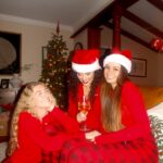 Madison Pettis Instagram - Our 12th annual Secret Santa 🥹 We do matching PJs, pillsbury cookies, lots of wine, gifts   we  roast each other every year. Best night, best friends ♥️