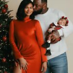 Chanel Iman Instagram - With Christmas only a week away. Happy holidays from our family to yours 🎄❤️