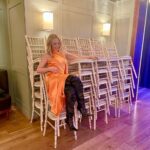 Kylie Minogue Instagram - It’s Christmas. Time to get those chairs out ….. 🪑🪑🪑🎄