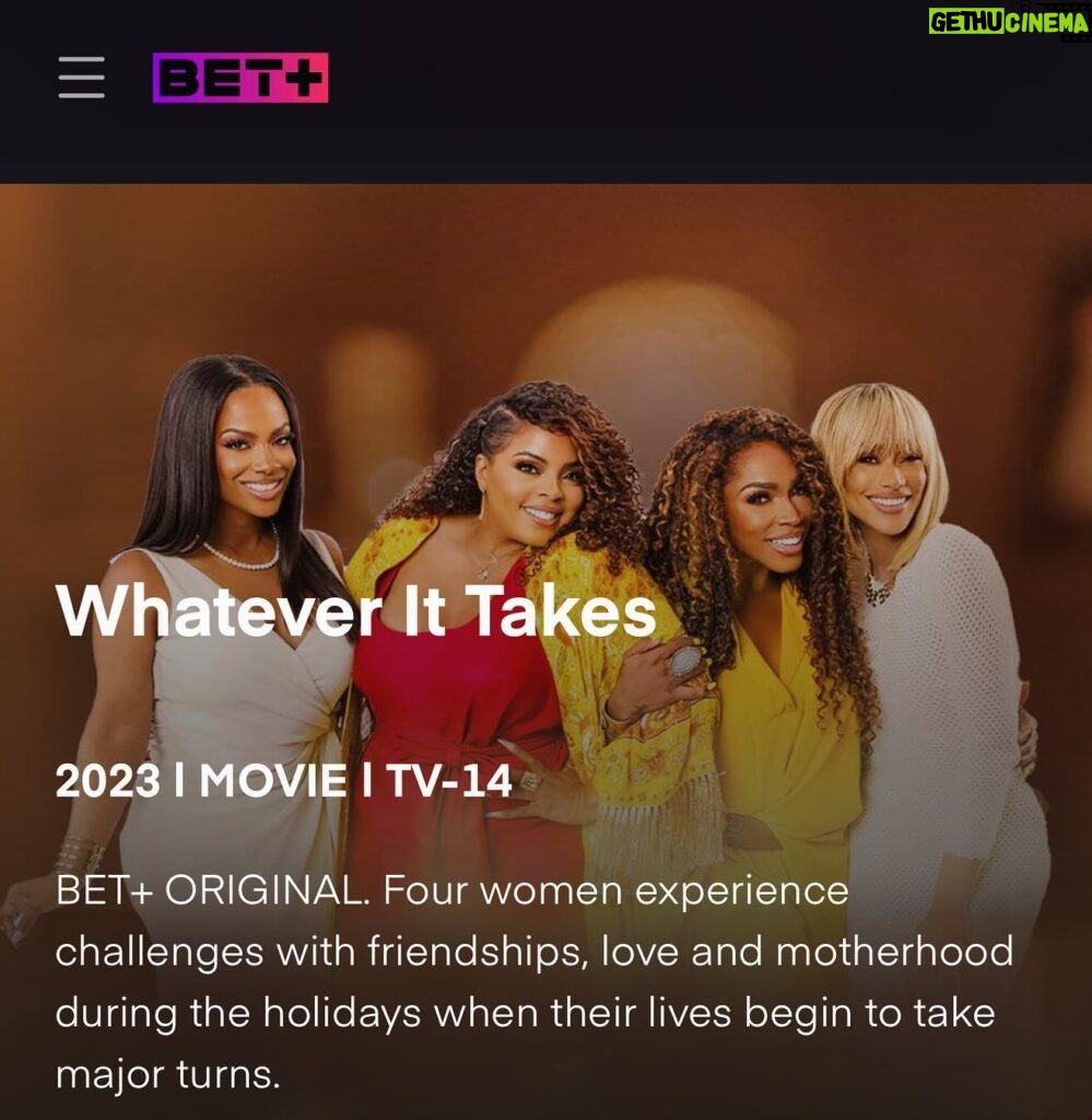 Tami Roman Instagram - STREAMING NOW on @betplus They make it easy for you! Sign up for the FREE TRIAL (LINK IN BIO) and watch #WhateverItTakes along with ALL the other amazing content. It’s lit over on #BETPlus #ThankMeLater