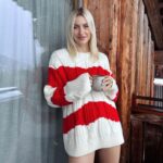 Lena Gercke Instagram – 1 more day 🥰 Wearing santa‘s colours already 🧑‍🎄