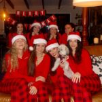 Madison Pettis Instagram – Our 12th annual Secret Santa 🥹 We do matching PJs, pillsbury cookies, lots of wine, gifts   we  roast each other every year. Best night, best friends ♥️