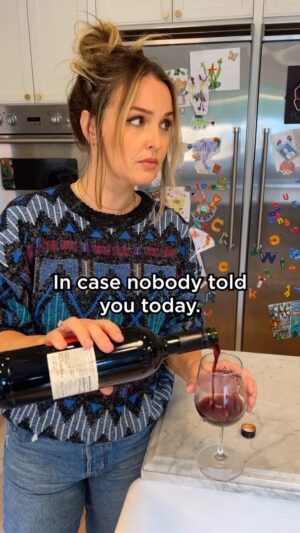 Camilla Luddington Instagram - When you’ve had 500 mom meltdowns in a day but the kids are finally in bed.