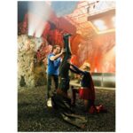 Melissa Benoist Instagram - This is our stunt coordinator @burnettsimonstunts 😎 I’m not sure what we’re doing here but trust me he’s a certified badass and it’s probably cool