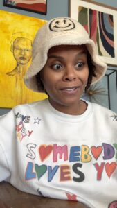 Tabitha Brown Instagram - Is it just me or any other women out here on the menopausal rollercoaster of emotions???😩😩 and baby me and Perry just getting started 😭😭 Did I mention it’s 🥵 HOT!!! Father God cover us all🙏🏾 #tabithabrown #perimenopause #menopause #awareness #women #woman #health