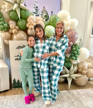 Jessie James Decker Instagram - When my sisters asked about a baby shower I told them no way.  This is my 4th baby! But they wouldn’t take no for an answer. They told me # 1 this baby boy deserves to be celebrated. And # 2, you haven’t had a baby in 6 years and you have nothing so we are doing it.  I said ok, do something small and I’m
not registering 🫶🏼😂 well as you can see they don’t do small!! 
Thank you so much to my incredible sister @sydneyraebass and sister-in-law @aligreen13 for throwing me the most magical beautiful baby shower. I had tears of joys walking in because I was overwhelmed with love and emotion and just feeling so grateful.  Thank you to everyone who celebrated with me in our cozy jammies. This baby boy is loved so much already💙