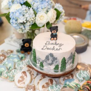 Jessie James Decker Instagram - When my sisters asked about a baby shower I told them no way.  This is my 4th baby! But they wouldn’t take no for an answer. They told me # 1 this baby boy deserves to be celebrated. And # 2, you haven’t had a baby in 6 years and you have nothing so we are doing it.  I said ok, do something small and I’m
not registering 🫶🏼😂 well as you can see they don’t do small!! 
Thank you so much to my incredible sister @sydneyraebass and sister-in-law @aligreen13 for throwing me the most magical beautiful baby shower. I had tears of joys walking in because I was overwhelmed with love and emotion and just feeling so grateful.  Thank you to everyone who celebrated with me in our cozy jammies. This baby boy is loved so much already💙