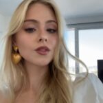 Loreto Peralta Instagram - Heart earrings forever 💙