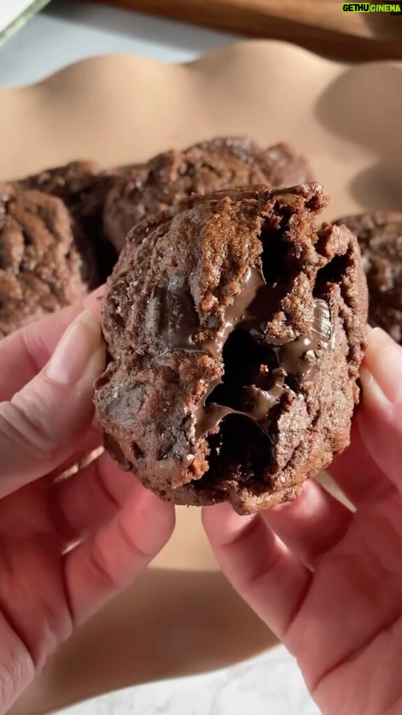 Jessie James Decker Instagram - This is the perfect yummy snowy day cookie recipe❤️✨ And all of the baking and mixing was done using the Just Feed Me line! 

Double Decadent and topped with Sea Salt for that perfect balance of sweet, salty, and ooey gooey chocolate chip cookie goodness 😮‍💨🤤 

Find the Just Feed Me serving tray, prep bowls (with lids!!!) baking mat, and more at Walmart & Get the full recipe in Just Eat 🔗 link in bio