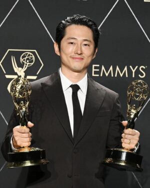 Danai Gurira Instagram - Bursting with pride for my brother @steveyeun right now...just bursting! So thankful to call you friend, and so amazed at how you have crafted your voice and presence in this world. I am blown away by the inspiring work you have brought to the fore and I know you are just getting started.

CONGRATULATIONS! Could NOT have been more deserved! ✨

#stevenyeun #beef #emmys #twdfamily
