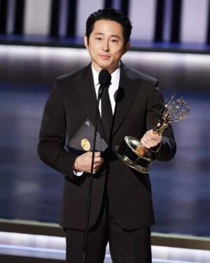 Danai Gurira Instagram - Bursting with pride for my brother @steveyeun right now...just bursting! So thankful to call you friend, and so amazed at how you have crafted your voice and presence in this world. I am blown away by the inspiring work you have brought to the fore and I know you are just getting started.

CONGRATULATIONS! Could NOT have been more deserved! ✨

#stevenyeun #beef #emmys #twdfamily