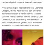 Regina Blandón Instagram - El 9 de mayo se estrena en cines #FirmaAquí😍. Ópera Prima de @enriquevslafotoantigua 🙌🏼. Estamos muy felices. No saben qué chingón rodaje y crew. ¡Emociona mucho que por fin estrenamos en cines! Les quiero tanto @ortizgris @mtc_mtc @marcelaguirado @tamaravallarta @camacho.cv @julio_dp @nilkiwei @reginus @bryandalpozzo @aldoescalantealdo @mariane.cartas @monicalozano @eamonofarrill @adelleachar @vicoescorcia @rhyscpc