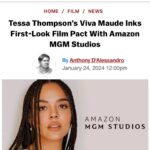 Tessa Thompson Instagram - Eternally writing, creating, talking, loving, feeling, and, naturally, standing on business 💌
Photo: @cibellelevi