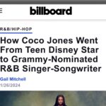 Coco Jones Instagram - What a journey this has beeeeenn! Thank you @billboard 🥲