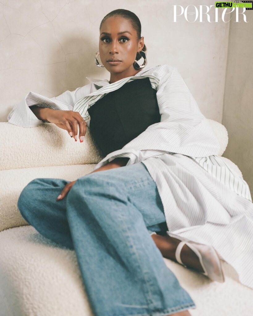 Issa Rae Instagram - Had the absolute pleasure of speaking with prolific author, @oteghauwagba for @portermagazine
—
Photographer: @deirdredeirdredeirdre
Stylist: @herinchoi1
Hair: @felicialeatherwood 
Makeup: @joannasimkin 
Art Director: @lizzy.cooney