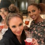 Leah Remini Instagram - A ‘quick dinner’ with @hollyrpeete and @tishacampbellmartin turned into six hours of downloading our lives to each other. Our ups, our downs, our highs and lows, sharing with each other our most vulnerable sides. We shared our hearts, we shared advice around the fire pit with pink Champagne. It is so important to have people in your life who truly get you, who want you to win, and who share their wisdom. So grateful to have these beautiful women in my life.