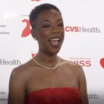Samira Wiley Instagram - Who do you Go Red for? @goredforwomen #HeartMonth #RedDressCollection @lethanhhoa_official  @style_byjordan
Hair: @johnnywright220 
Makeup: @makeupbydisco 
Stylist: @samsaboura