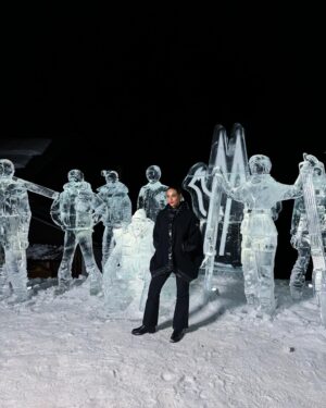 Débora Nascimento Instagram - the amazing Moncler fashion show in the wood was insane. imagine high fashion meeting snow-capped mountains. Moncler knows how to set the scene! :’) @moncler thanks for having me. 

#MonclerGrenoble #monclerfw24