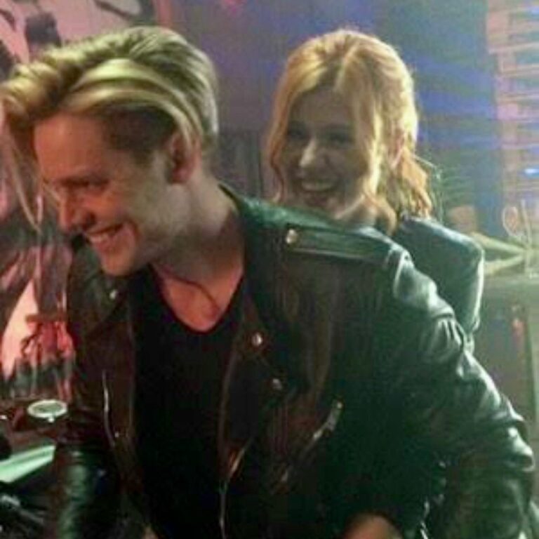 Katherine McNamara Instagram - Happy birthday to a man with an absolute heart of gold who’s had my back for nearly a decade, @domsherwood. 💛 Even if he’s taping me to a trailer or scaring the shit out of me, he always makes sure that my hair is out of my face and my heart is okay. :) 

Dom, thank you for being a caring, hysterical, supportive, trustworthy, loyal, mischievous, amazing friend, confidant, baseball team captain, and partner in crime. 🥎 Thank you for always being there with a hug or a shot of whiskey when I need it - sometimes both. 😜 I know I can always count on you. Here’s to many more adventures… and many more shots of whisky. Love ya, bud. 🥃 🧁