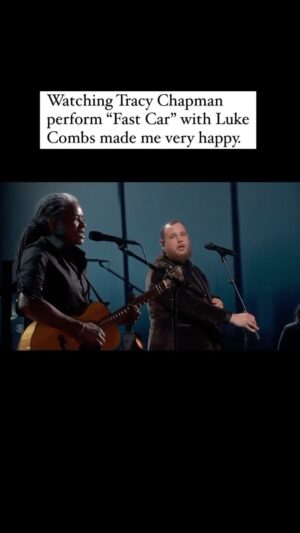 Mayim Bialik Instagram - I remember the first time I heard and saw Tracy Chapman sing this song. It’s even more powerful to see her duet with Luke Combs. Her smile in particular and this camaraderie really moved me! Repost @yasharali