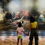 Beauty Gonzalez Instagram - The National Museum is always a good idea🤍
Swipe to the last photo to see our favorite Sculpture
By Our National Hero Jose Rizal. 
It is titled ‘ Mother’s Revenge’
It shows a Mama Dog viciously attacking a Crocodile who has just eaten its Puppy. 
I really wanted Olivia to see that. 
Fair Warning! He he