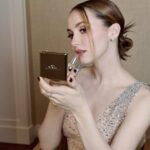 Maude Apatow Instagram - night out with @pradabeauty #pradabeautypartner