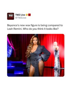 Leah Remini Instagram - I am screaming! This 53-year-old perimenopausal woman will take any and all comparisons to the beautiful Beyoncé!