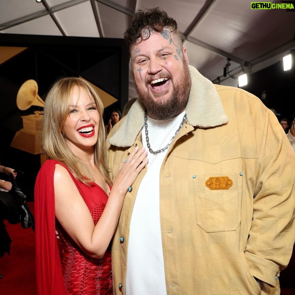 Kylie Minogue Instagram - Last weekend involved some LOVELY company!!! 💕 @recordingacademy 

📸 Getty Images (Kevin Mazur, Johnny Nunez, The Recording Academy)