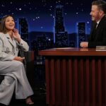 Gina Rodriguez Instagram – Catch me TONIGHT on @jimmykimmellive ‼️ loved seeing you again Kimmel 🤗, hope you enjoy the Charlie swag 😉🚒 NOT DEAD YET premieres tomorrow 👻 on @abcnetwork / next day @hulu. And PLAYERS next week on @netflix ⚾️💛. #ABC #Kimmel