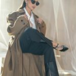 Jeannie Mai Instagram - #NYFW is always a good idea.. esp for the zaddies🕴️@helmutlang @doxpeter